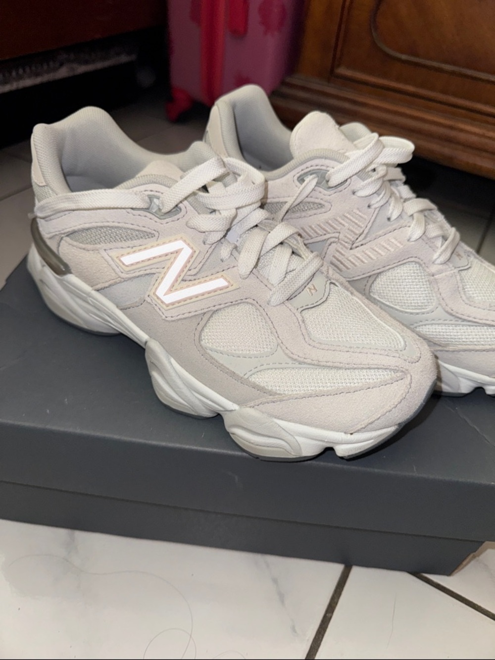 New Balance Women's Light Gray Casual Sneakers